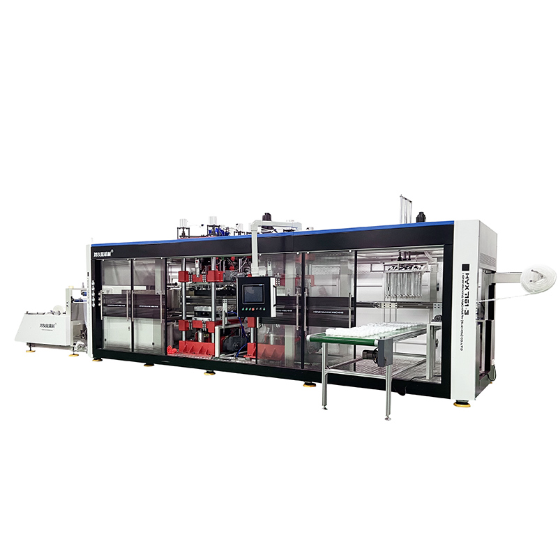 Hyx-7161 Presiune pozitivă și negativă complet automată 3 stații Mașină de termoformare